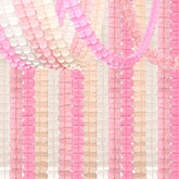 Pink White Peach Streamers Garland 157Ft Four-Leaf Clover Hanging Party Decor
