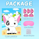 Mona Party Decorations Pin The Nose On The Pig Pin Game For Kids Mona Birthday Party Favors Pig Poster Decorations