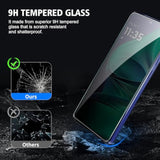 2+2 Pack For Motorola Moto G Stylus 5G 2025 Privacy Screen Protector With Camera Lens Protector, Anti Spy Tempered Glass Protection Film 9H Hardness, Scratch Resistant, Case Friendly