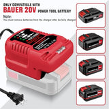 Replace Mini Charger For Bauer 20V Battery, 1/2 Size For Bauer 20V Charger, For 1704C-B 1701C-B Hypermax Etc.