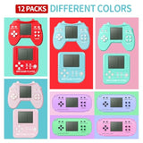 12Pcs Video Game Birthday Party Favors For Kids, Video Game Console Keychain For Boys Girls Birthday Supplies Classroom Prizes