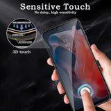 Privacy Screen Protector For Motorola Moto G Play 2024, Shatterproof Tempered Glass Accessories, Tempered Glass Film, Case Friendly Ultra Resistant 9H Hardness Anti-Glare Hd Black -3 Pack