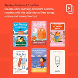 Player (3Rd Gen.) + Starter Pack For Little Kids Bundle – Kids Bluetooth Audio Speaker, All-In-1 Screen-Free Device For Stories Music Podcasts Radio White Noise Thermometer Nightlight