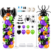 Halloween Balloon Column Kit: 200 Balloons, Bat & Spider Decor