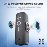 Stormbox 2 Bluetooth Speaker With 34W 360° Surround Sound, Xbass Tech, 24H Playtime, Ipx7 Waterproof, Bluetooth 5.3, Tws Pairing Portable Wireless Speaker For Outdoor
