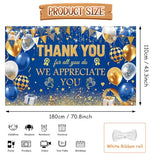 We Appreciate You Backdrop Thank You Appreciation Banner Thank You for All You Do Banner Employee Staff Appreciation Gifts Teacher Doctor Retirement Appreciation Party Decor 70.8 x 43.3 inch