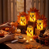 2 Pack Fall Pumpkin Decor, Woven Resin Pumpkins for Indoor Home