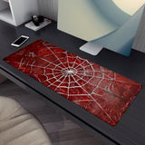 Mouse Pad?Spider Gaming Keyboard Mat?Web Red Laptop Computer Protector With Non-Slip Rubber Base?Large Extended Mousepads Gifts For Desk Office Home?Deskmat Decor 31.5" X 11.8"