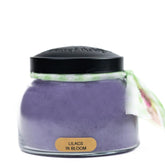 A Cheerful Giver - Lilacs In Bloom Mama Scented Glass Jar Candle (22oz) with Lid & True to Life Fragrance Made in USA