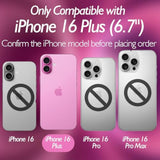 For Iphone 16 Plus Back Glass Protector(2-Pack), Iphone 16 Plus Back Screen Protector Rear Tempered Glass (6.7 Inch)