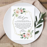4"X6" 50 Pieces Thank You Place Cards, Table Place Setting Cards For Weddings, Receptions, Rehearsals, Dinner Parties, Events And Celebrations, Wedding Must Haves For Reception, Wedding Favors For