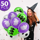 Ghost Latex Balloons Halloween Party Decorations Spooky Theme Supplies