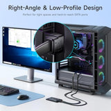 Cable Matters 3-Pack 90 Degree Right Angle SATA Cable 24 Inches (6.0 Gbps SATA