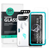 Screen Protector For Asus Rog Phone 7 5G/Rog Phone 7 Ultimate 5G 6.7",2 Pack+1 Pack Camera Len Protector,9H Tempered Glass,Hd,Scratch Resistant,Bubble Free