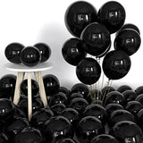 151PCS Black Balloon Garland Kit – 18/12/10/5" Latex Balloons for Party & Event Decor
