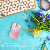 2.4G Wireless Mouse, 1200 Dpi Mobile Optical Cordless Mouse With Usb Receiver,