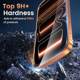 Compatible For 3 Pack Iphone 17 Pro Max Screen Protector With 1 Set Camera Lens Protector, 2025 Upgrade 9H+ Premium Tempered Glass 17 Promax, Easy Installation Kits, 6.9 Inch