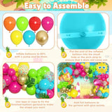 168-Piece Tropical Balloon Arch Kit Luau Flamingo Beach Party Decorations