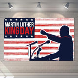 Martin Luther King Day Decorations Dr Martin Luther King Photo Booth Backdrop MLK Day Speech Scene School Classroom Bulletin Board Decor