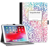 10.2 Case, 9Th Generation Case, Case For 9Th/8Th/7Th Gen (2021/2020/2019) 10.2 Inch, Slim Smart Multi Viewing Case With Pencil Holder/Pocket/Hand Strap, Auto Wake/Sleep, Pink Notebook