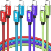Usb C To Usb C Cable 4-Pack 10Ft C To C Cable Fast Charging C Cable, 60W(5A) Nylon Braided Type C Cables For Phone 16/15 Series Samsung S24/23
