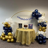 Navy Blue Balloon Garland Arch Mixed Sizes for Parties and Celebrations