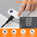 Warm Desk Pad, Heated Mouse Pad, Keyboard Mat, Electric Heating Desk Pad With 5 Heating Levels & 3 Hours Auto Shut-Off, Pu Leather Office Desk Mat, 31.5" X 13" Large (Grey)