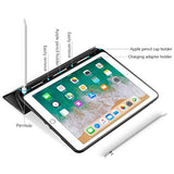 Ipad 9.7 2018/2017 Case With Pencil Holder, Auto Wake/Sleep Smart Cover With T