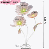 Giant Flowers For Decoration - 5.58 Ft Adjustable Waterproof 3D Silk Faux Large Flowers Decor For Birthday Party Garden Office Home Wedding Hotel Shop Window Display (Pink)