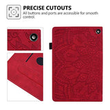 Case For Amazon Fire Hd 8 2020/8 Plus 10Th Gen, Mandala Embossed Pu Leather Fo