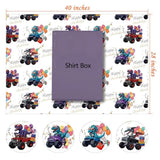 Dinosaur Wrapping Paper For Birthday β Monster Truck Balloon Gift Wrap For Kids Adult - 4 Folded Sheets 28 X 40 Inch, Easy To Store