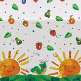 Hungry Theme Caterpillar Party Tablecloth Decorations - Disposable Caterpillar Birthday Table Cover Party Supplies For Birthday Baby Shower - 3 Pack (54In X 108In)