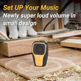 Wearable Bluetooth Speaker, Ip67 Waterproof Clip-On Mini Portable Speakers, Wireless Clip Speaker With Built-In Mic, Hands-Free Music And Calls For Work/Riding/Golf/Outdoor(Yellow)