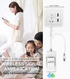 Dual Band 2.4Ghz/5Ghz Wifi Bridge/Router/Wireless Repeater Wifi Ethernet Convert/Hotspot Signal Cover, Ac1200, Dc/Usb Powered For Dvr Surveillance Camera Vap11Ac With Smart Cooling Fan