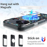 For Iphone 17 Pro Case, Compatible With Magsafe, Flower Design Clear Slim Soft Bumper, See-Through Protective Floral Cute Phone Cover For Iphone 17 Pro 6.3’’ 2025 Women Girls