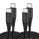 60W Usb C To Usb C Cable Charger Cord 6Ft 2Pack For Samsung S25 Ultra/S25 Plus/S22 S24 S24+/S23 Ultra S20/S21 Fe,Galaxy Note 20/10 A55 5G A25,Pixel 6 7 8 Pro 7A Fast Charge Type C Charging Power Wire