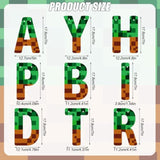 Miner Theme Happy Birthday Banner for Party Decor, Wall, Window & Photo Props