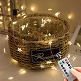 Twinkle Star 40 LED String Lights 13Ft USB Battery Waterproof Fairy Lights with Remote
