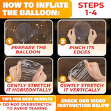 Led Balloons Light Up For Party - 10Pcs Helium Balloon Lights Supplies