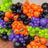 Purple Balloons Arch Garland Kit, 102Pcs 18In 12In 10In 5In Deep Dark Purple Balloons Different Sizes For Birthday Graduation Engagement Mermaid Theme Halloween Party Decorations