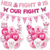 Breast Cancer Awareness Decorations, Her Fight Is Our Fight Banner