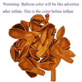 50PCS 12" Burnt Orange Balloons – Birthday, Baby Shower, Jungle & Safari Party Decor
