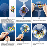 30 Pieces Bubble Transparent Balloons Bobo Balloons Crystal Bubble Cle