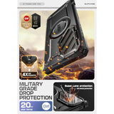 Samsung Galaxy S25 Ultra SUPCASE Case with Camera Cover Stand, Black