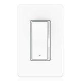 Digital LED Dimmer Light Switch Single Pole 3 Way 300W LED CFL 700W Incandescent White Wall Plate