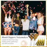 48pcs New Year Party Noisemakers 24 Clappers 24 Blowers 2026 Favors