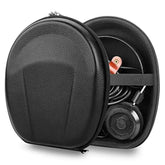 Geekria Shield Headphones Case Compatible with Grado SR325e, SR225x, SR125, SR80, SR60, RS2, RS1, PS2000e, Replacement Hard Shell Travel Carrying Bag with Cable Storage (Black)