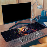 Cute Red Panda Gaming Mouse Pad, Extended Red Pandas In Confetti Desk Mat Computer Laptop Mousepad, Robust Stitched Edges, 31.5"×11.8" Large Office Keyboard Mouse Pads For Home Desktop Decor