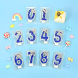 Blue Birthday Candle Crown Number 1 Candle With Sequins 1St Cake Candles Cupcake Decorations Party Decor For Anniversary Celebrations Supplies