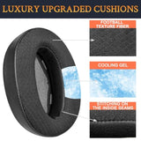 Cooling Gel Replacement Earpads For Sony Wh-H910N H910 H.Ear On 3 Wireless Noise-Canceling Headphones, Ear Pads Cushions With Noise Isolation Foam - Black